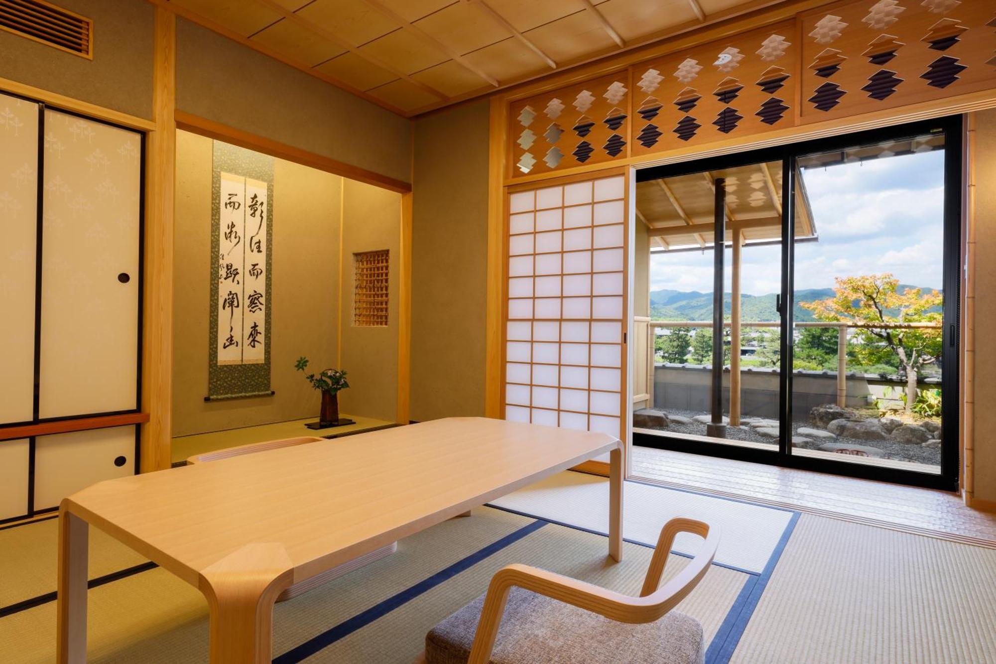 Kyoto Arashiyama Onsen Ryokan Togetsutei Quioto Exterior foto